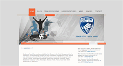 Desktop Screenshot of melbournefutsal.com